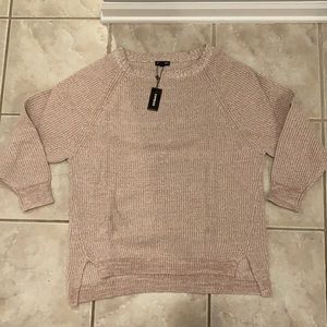 Express Oversized Boyfriend Sweater Tunic